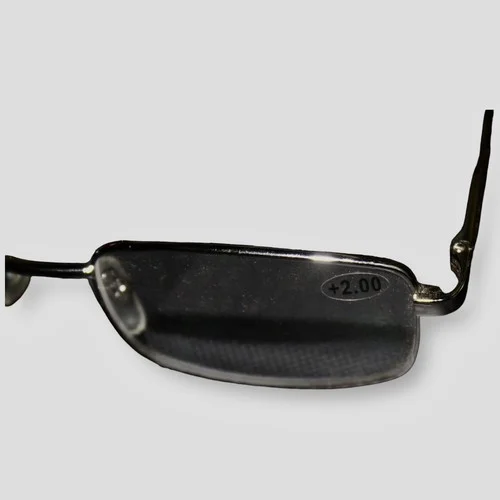 Gamma Ray Optics 2.00+ Silver Wire Frame Glasses 2