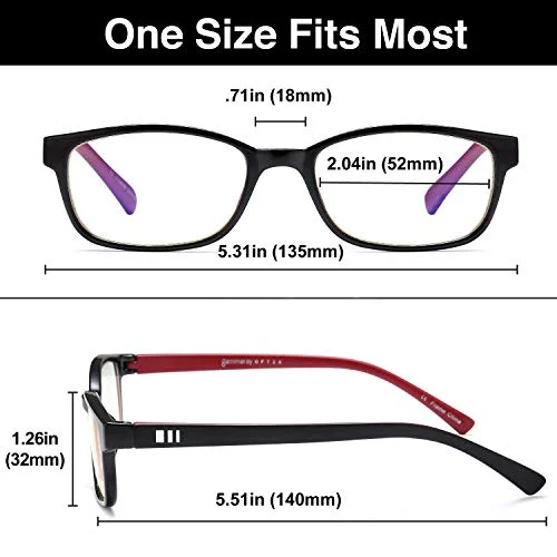 GAMMA RAY OPTICS Blue Light Blocking Reading Glasses Anti Glare 3