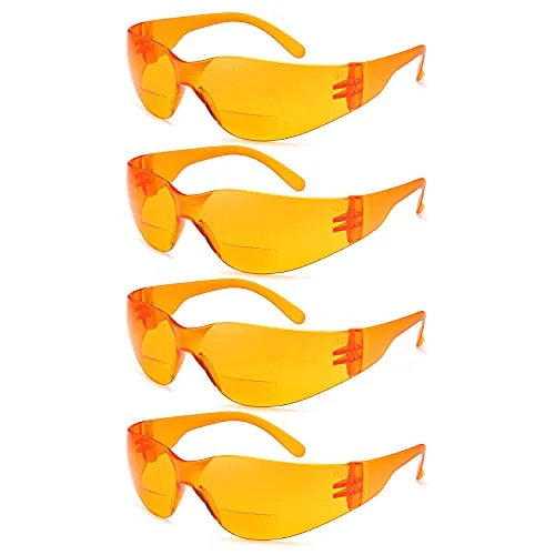 GAMMA RAY OPTICS Gamma Ray Bifocal Reading Safety Glasses Readers