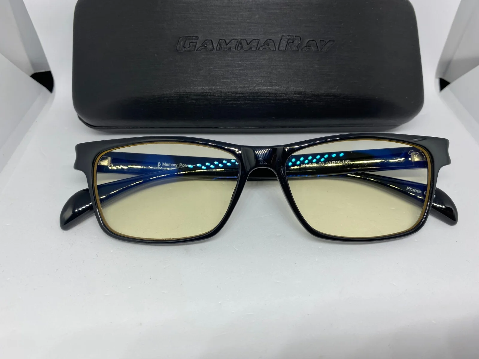 GAMMA RAY OPTICS GR OG-003-C1 Black Mens Eyeglasses 53-16 140 3