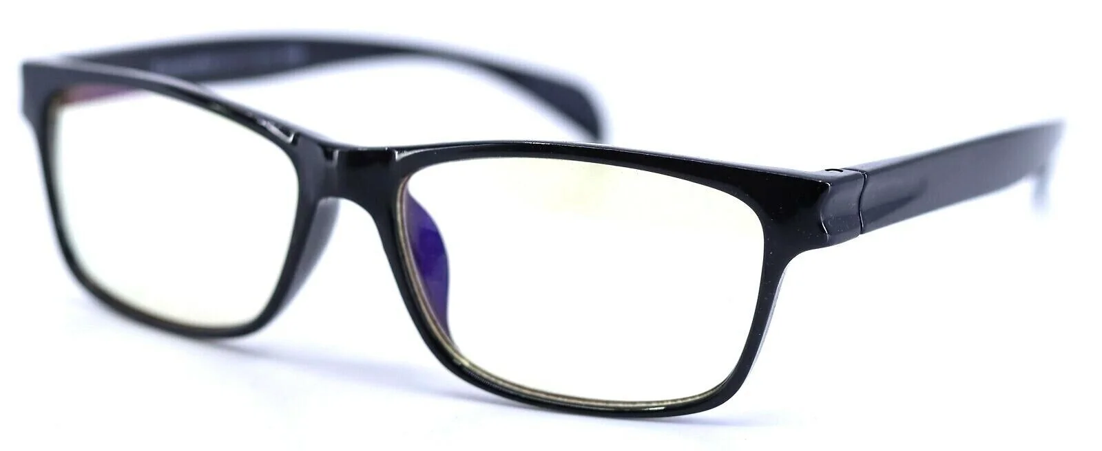 GAMMA RAY OPTICS GR OG-003-C1 M06 Black Mens Rectangular Eyeglasses 55-17-145 2