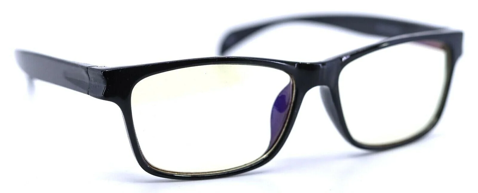 GAMMA RAY OPTICS GR OG-003-C1 M06 Black Mens Rectangular Eyeglasses 55-17-145 4