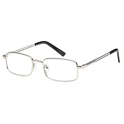 GAMMA RAY OPTICS Reading Glasses 3X Stainless Flex 2.25 Readers 3